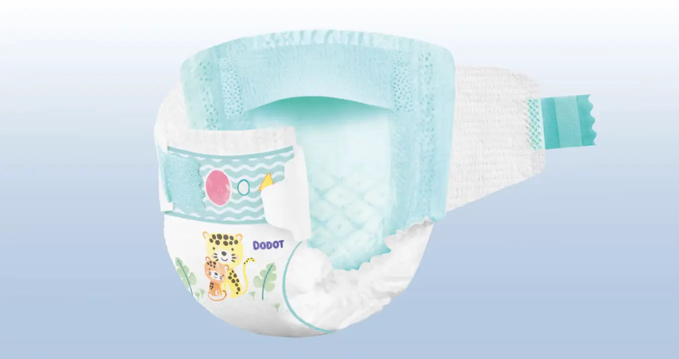 Fraldas de bebé para pele sensível