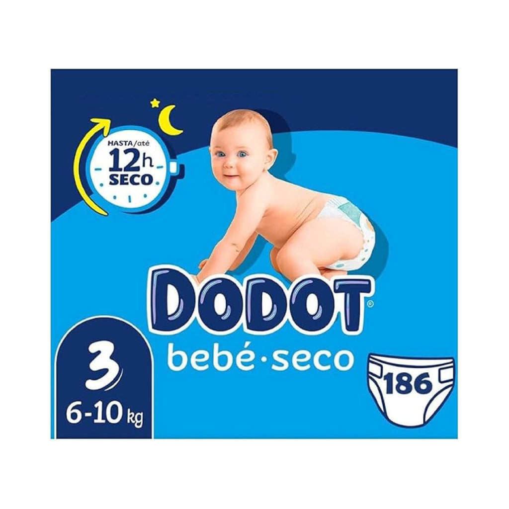 Dodot Baby Dry Extra Absorption Diapers Size 3 - 7-11kg - 66 units
