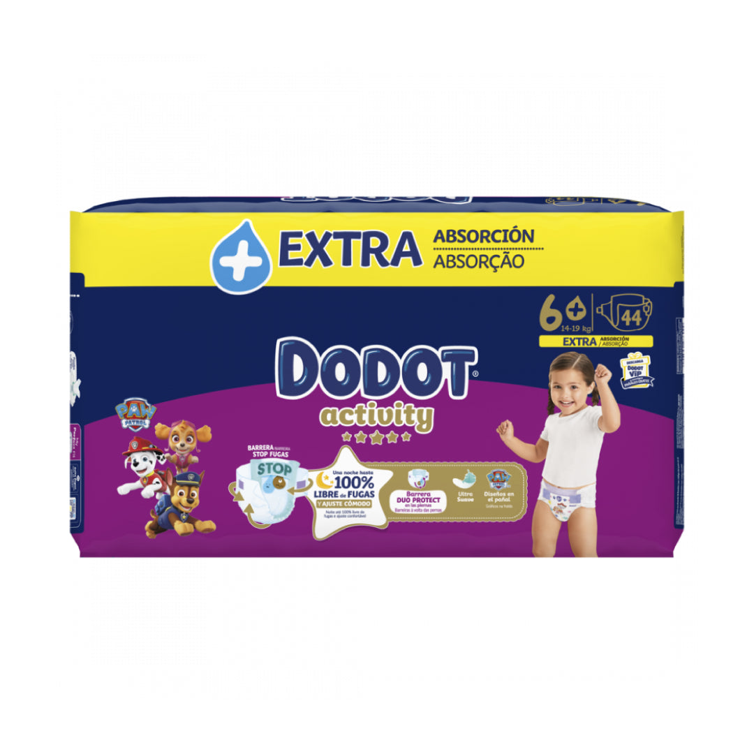 Fraldas Activity Dodot Extra 14-19kg T6+
