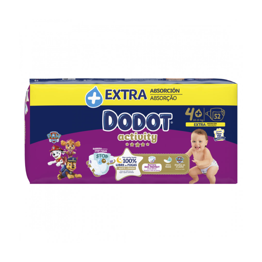 Fraldas Activity Dodot Extra 10-15kg T4+