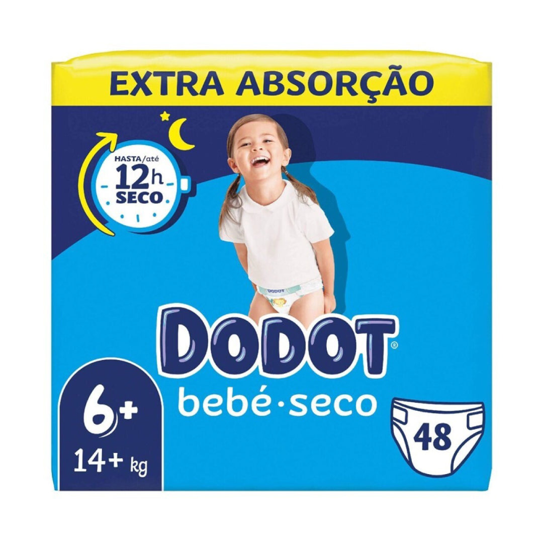 Fraldas Dodot com ajuste confortável ao corpo do bebé