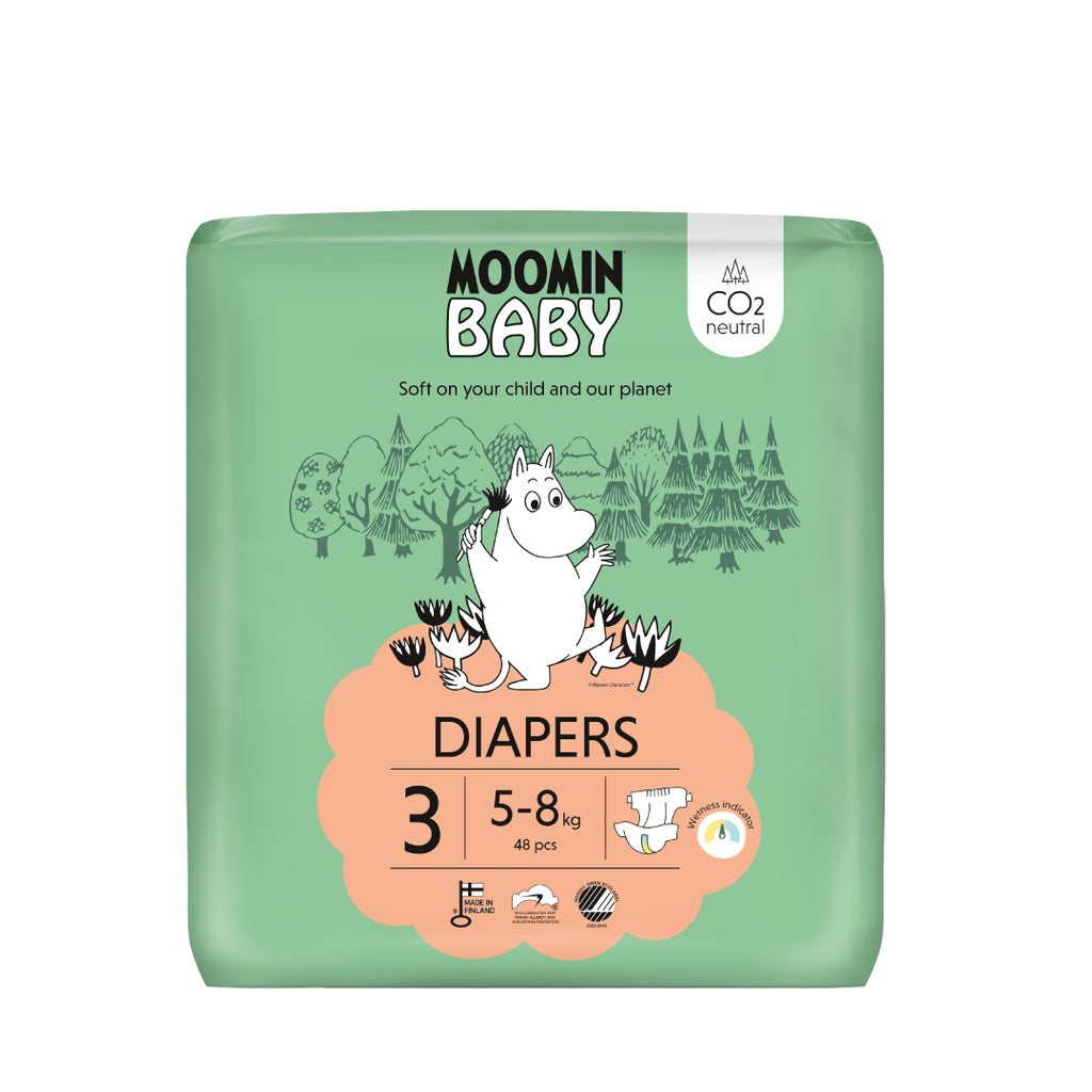 MOOMIN BABY Diapers Size 3 - 48 units | 5-8Kg
