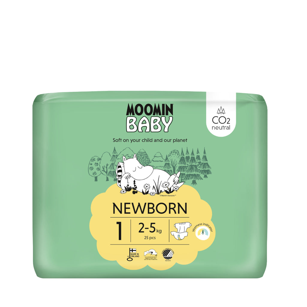 MOOMIN BABY Diapers Size 1 - 25 units | 2-5Kg