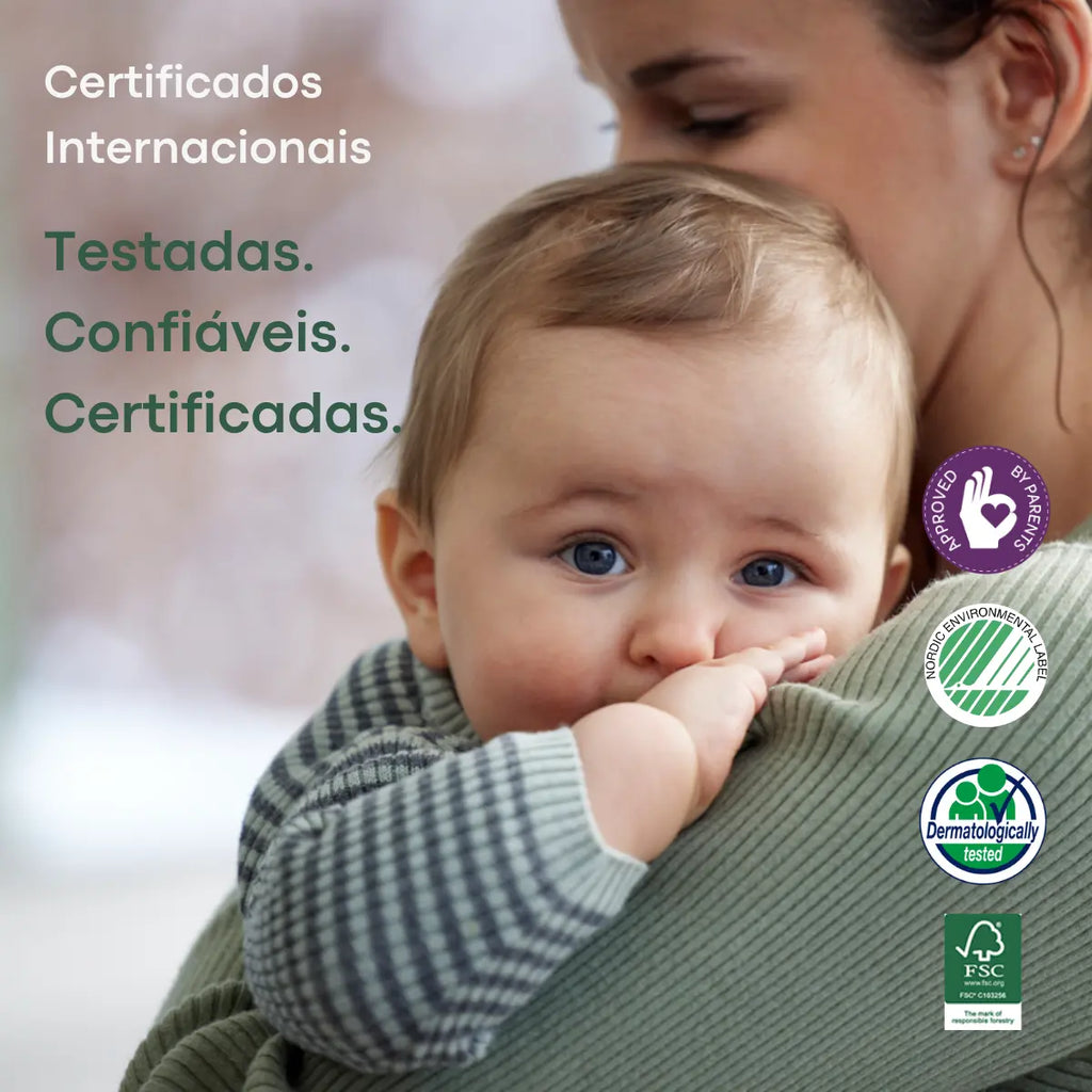 Fraldas ecológicas Bambo Nature T1 22un | 2-4Kg