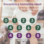 Fraldas ecológicas Bambo Nature T1 22un | 2-4Kg