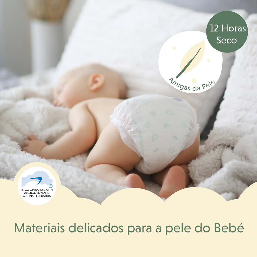 Fraldas de Bebé MOOMIN BABY T4 - 63 un Big Pack | 7-14Kg