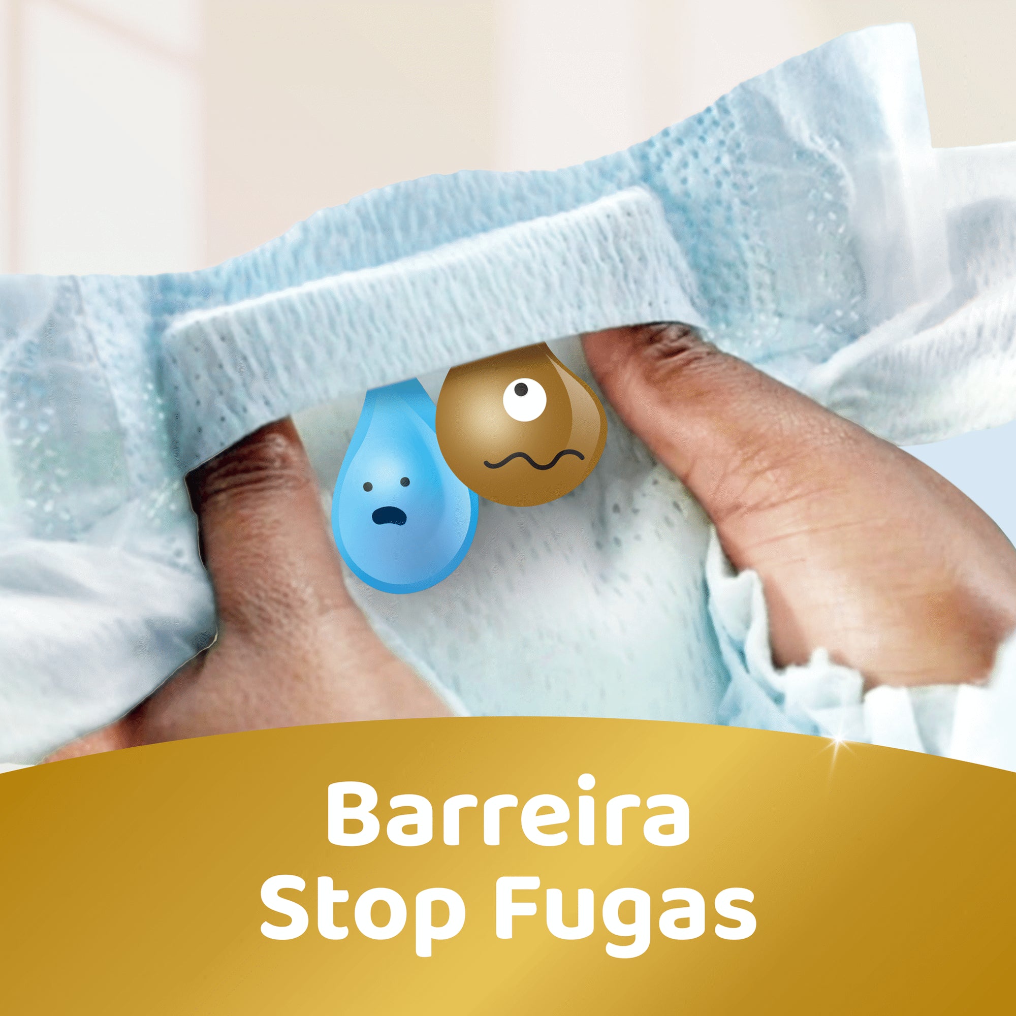 Fraldas de bebé com ajuste seguro e materiais pensados para conforto prolongado