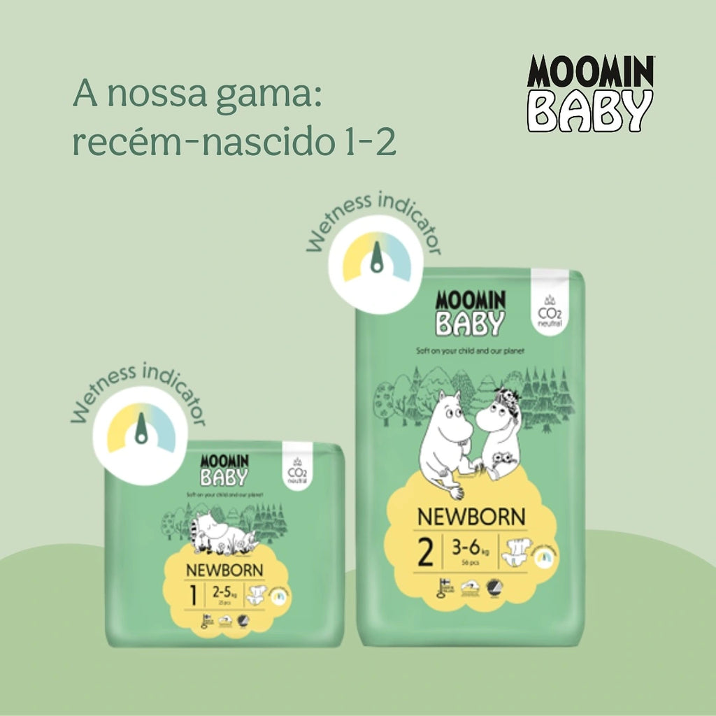 MOOMIN BABY Diapers Size 1 - 25 units | 2-5Kg